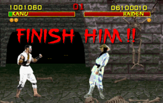 Image result for mortal kombat finish him