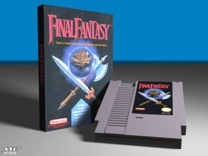 NES Final Fantasy Box and Cartridge