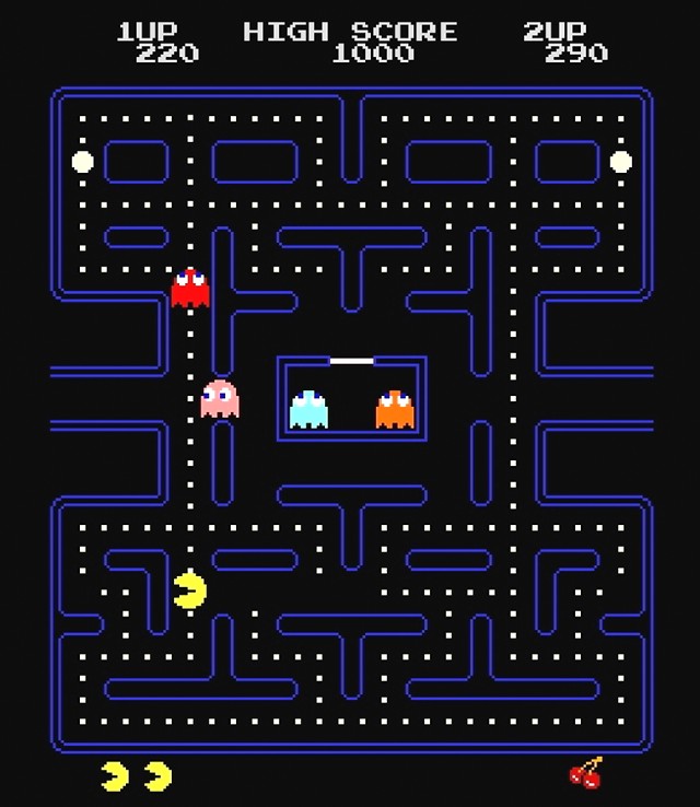 Jogue Pac-Man clássico jogo de arcade, um jogo de Pacman