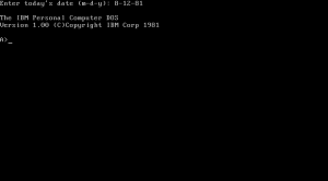 IBM PC-DOS 1.0