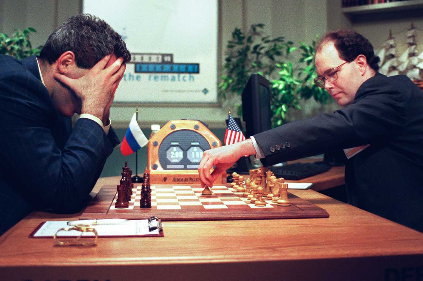 In 1997, an IBM computer beat a chess world champion for the first time